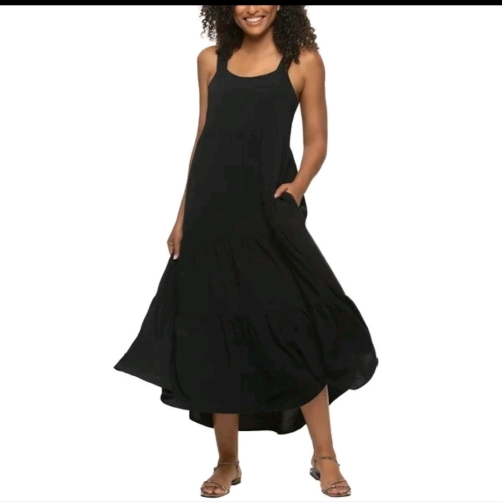 Felina Black Midi Dress